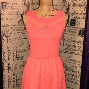 Coral  Midi-Dress Size Small (3-6)